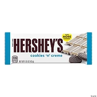 HERSHEY'S Full Size Cookies 'n' Creme Candy Bar, 1.55 oz, 36 Count