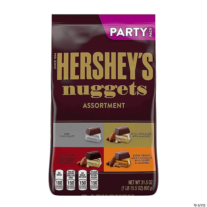 HERSHEY'S NUGGETS Chocolate Candy Assortment, 31.5 oz