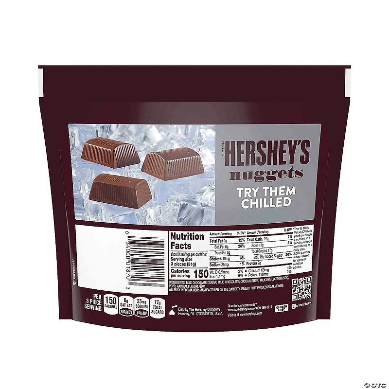 HERSHEY'S NUGGETS Milk Chocolate Candy, 10.2 oz, 3 Pack