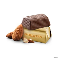 HERSHEY'S NUGGETS Milk Chocolate with Almonds Candy, 10.1 oz, 3 Pack