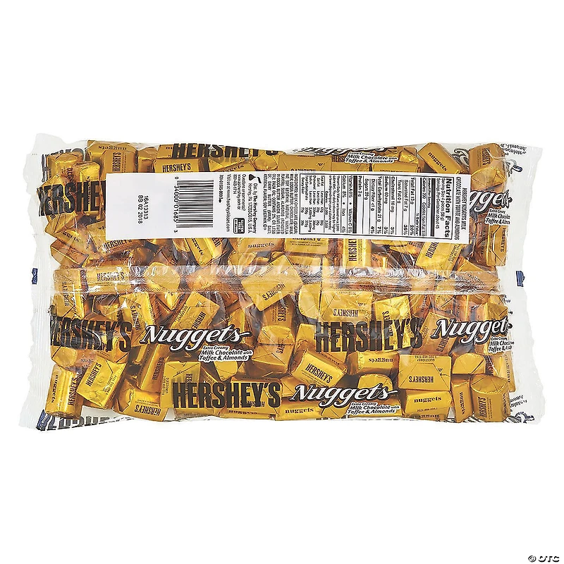 HERSHEY'S NUGGETS Milk Chocolate with Toffee and Almonds - 60oz bag