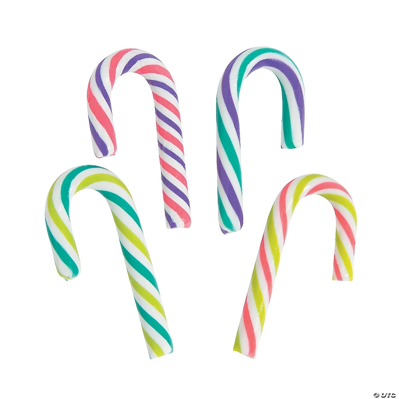 Holiday Brights Mini Candy Canes - 100 Pc.