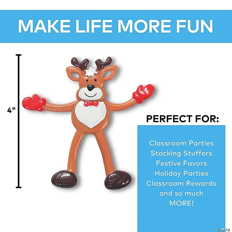 Holiday Character Bendables - 24 Pc.