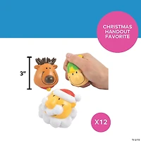 Holiday Character Stress Toys - 12 Pc.