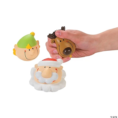 Holiday Character Stress Toys - 12 Pc.