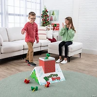 Holiday Rooftop Drop Bean Bag Toss Game