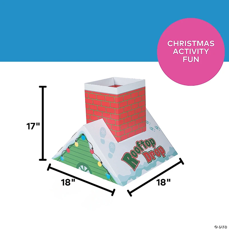 Holiday Rooftop Drop Bean Bag Toss Game
