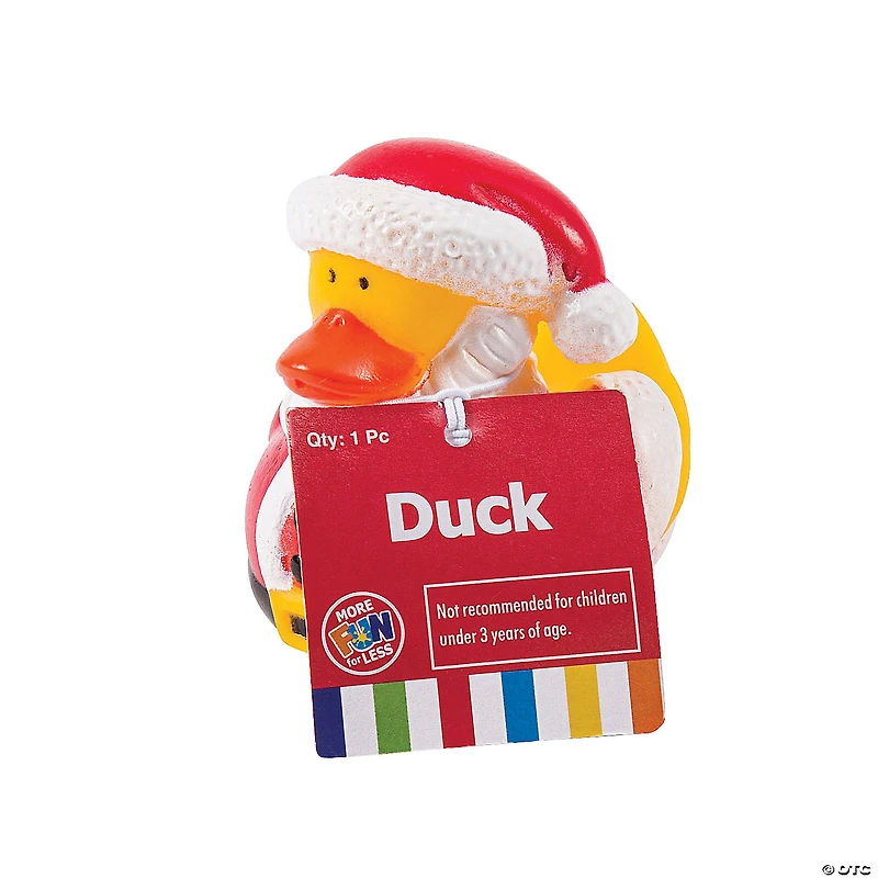 Holiday Rubber Ducks - 12 Pc.