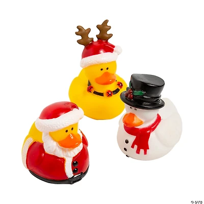 Holiday Rubber Ducks - 12 Pc.