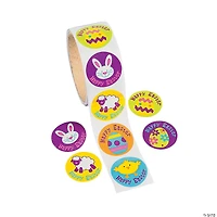 Iconic Easter Sticker Roll - 100 Pc.