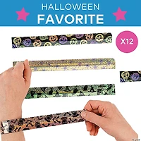 Iconic Halloween Slap Bracelets - 12 Pc.