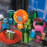 Inflatable 5" Monster Mini Beach Balls - 12 Pc.