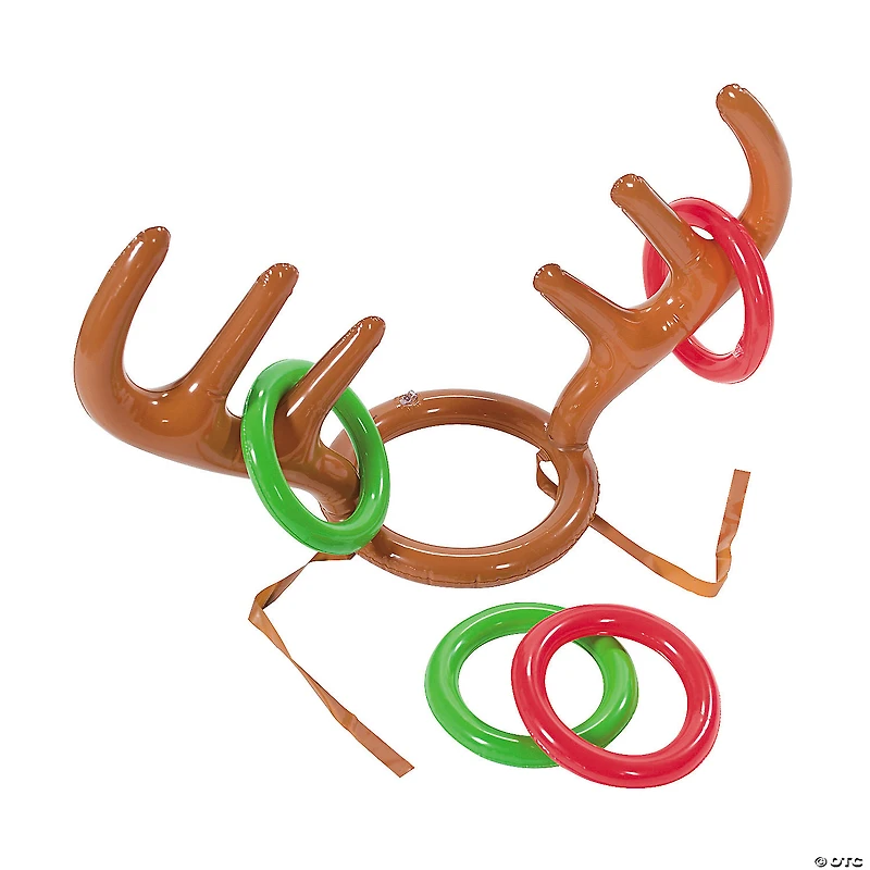 Inflatable Reindeer Antler Ring Toss Game
