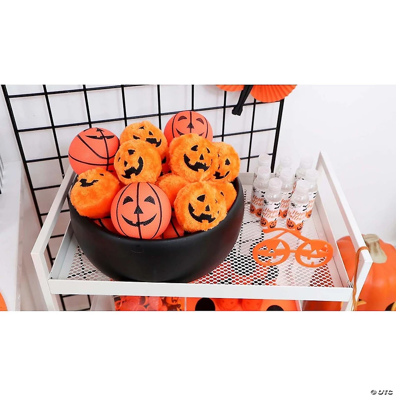 Jack-O’-Lantern Basketballs - 12 Pc.