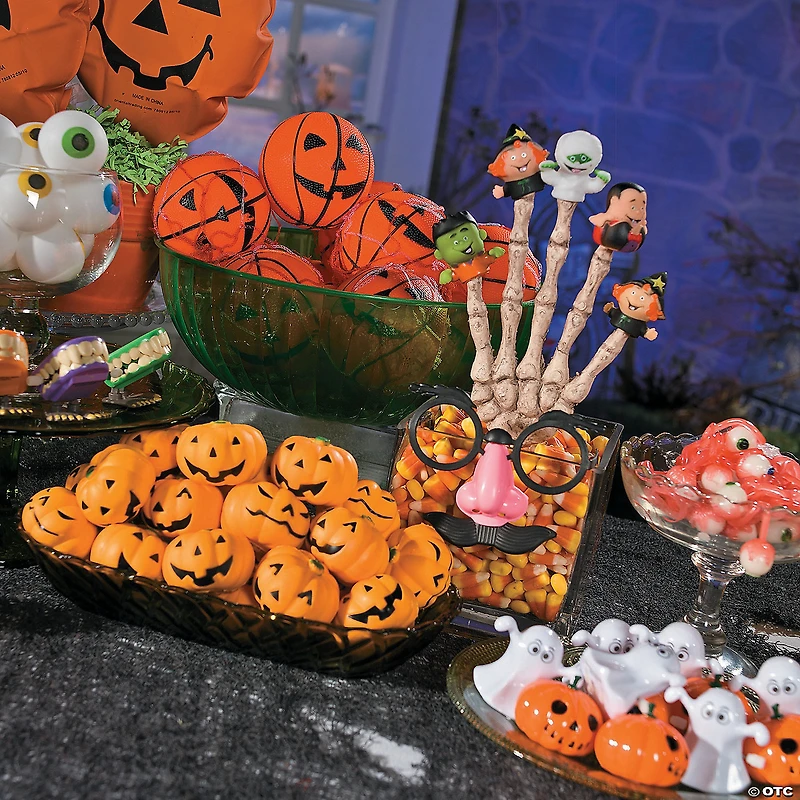 Jack-O’-Lantern Basketballs - 12 Pc.
