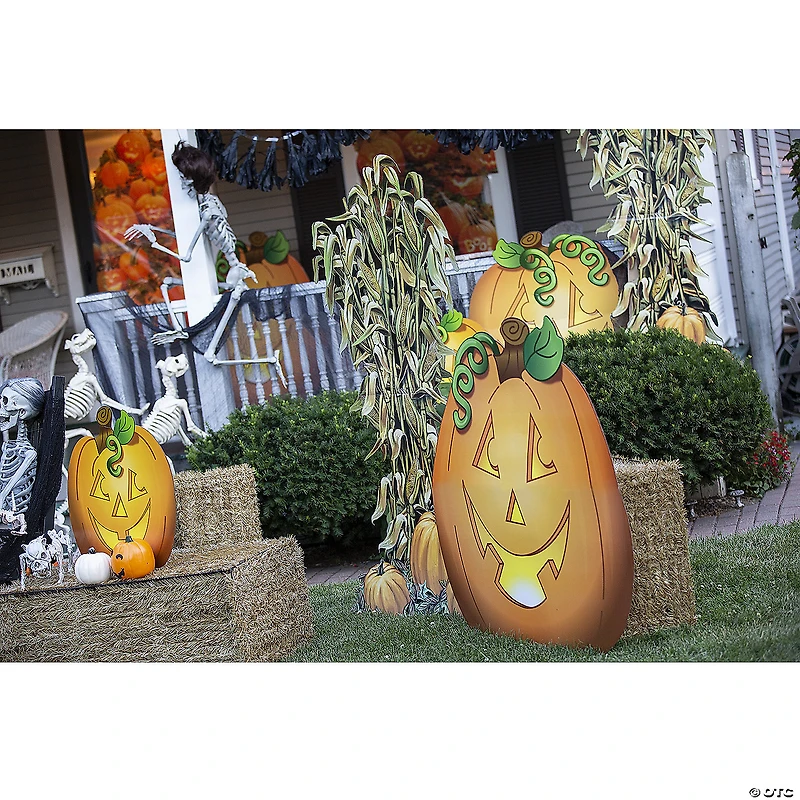 Jack-O-Lantern Cardboard Cutout Stand-Ups Halloween Decorations