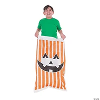 Jack-O’-Lantern Potato Sack Race Bags - 12 Pc.