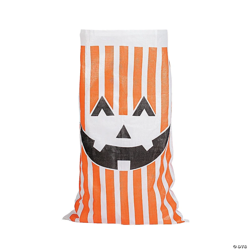 Jack-O’-Lantern Potato Sack Race Bags - 12 Pc.