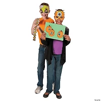Jack-O’-Lantern Sticker Roll - 100 Pc.