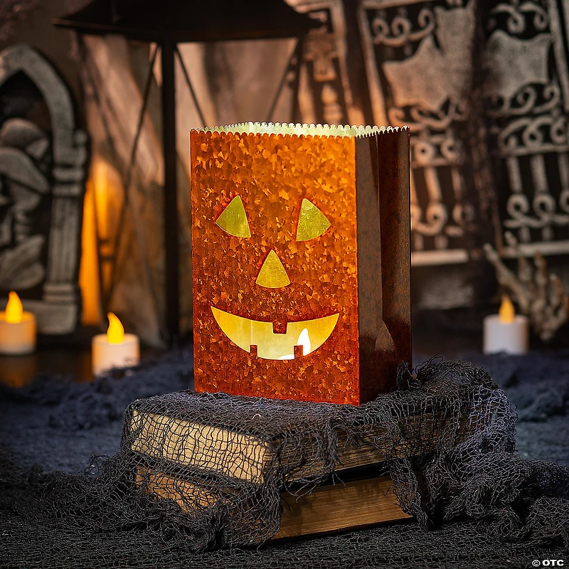 Jack-O’-Lantern Tabletop Luminary Halloween Decorations