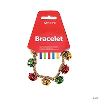 Jingle Bell Beaded Bracelets - 12 Pc.