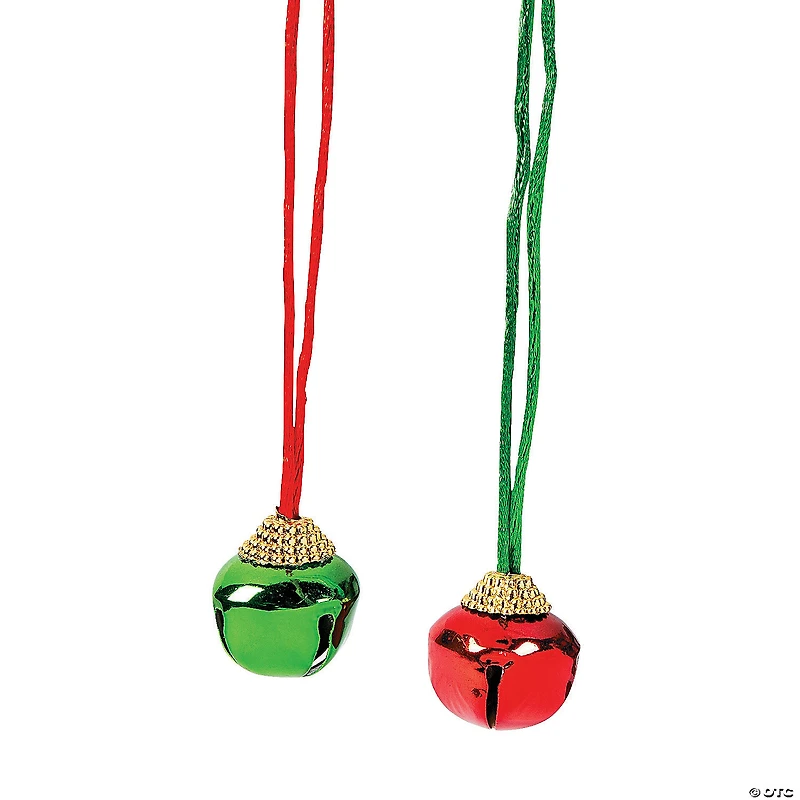 Jingle Bell Necklaces - 12 Pc.
