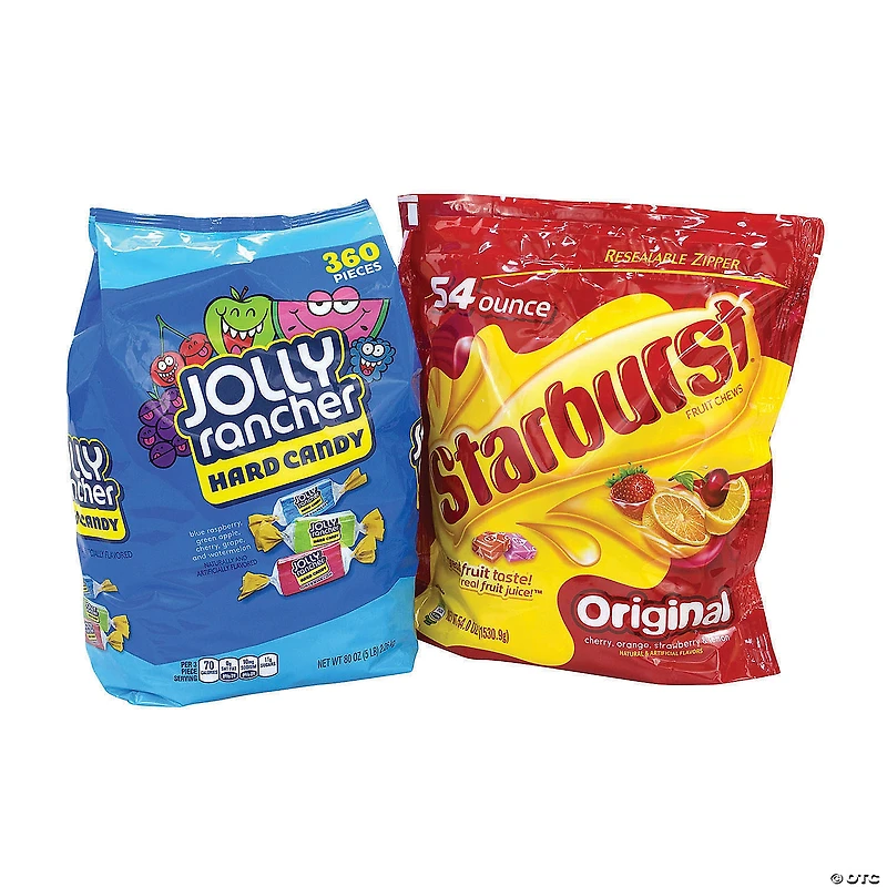 JOLLY-BURST Chewy and Hard Candy Party Assortment, 2 Pack