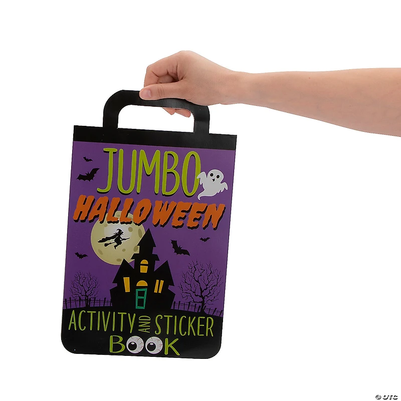 Jumbo Halloween Activity & Sticker Books - 6 Pc.