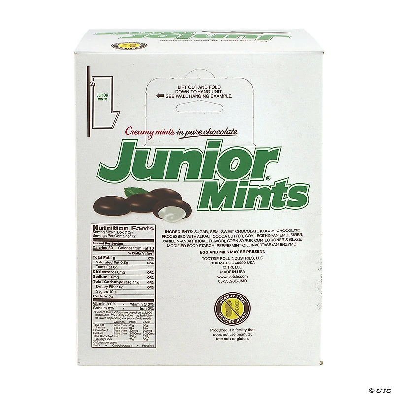 Junior Mints Mini Snack Packs, 72 Count