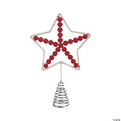 Jute Star Christmas Tree Topper