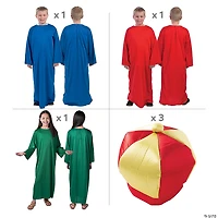 Kid’s L/XL Wise Men Nativity Costumes - 6 Pc.