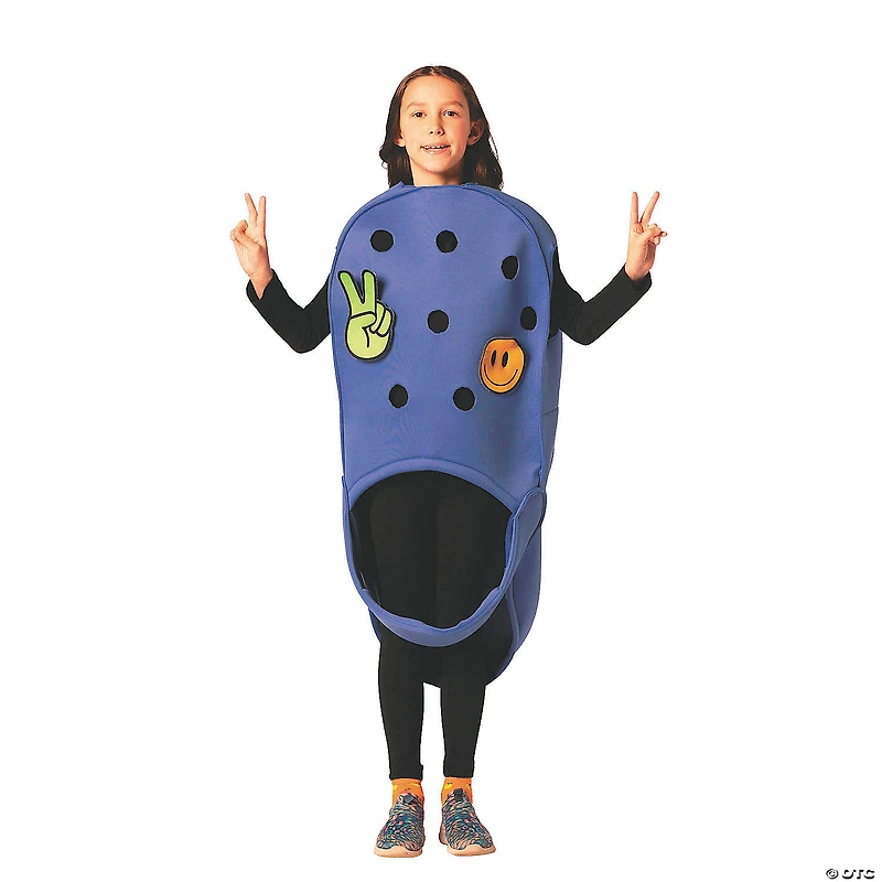 Kids Blue Garden Clog Beach Shoe Costume - 7-10