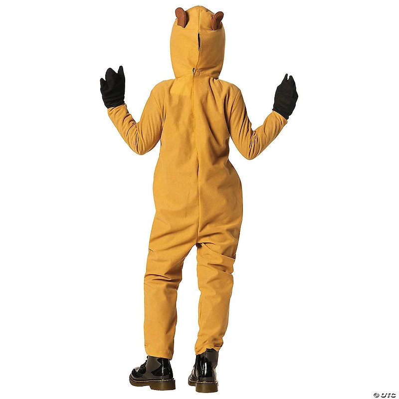 Kids Capybara Hooded Jumpsuit Costume - 3-6