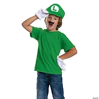 Kids Classic Super Mario Bros.™ Luigi Elevated Costume Accessory Kit