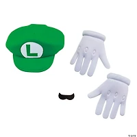 Kids Classic Super Mario Bros.™ Luigi Elevated Costume Accessory Kit