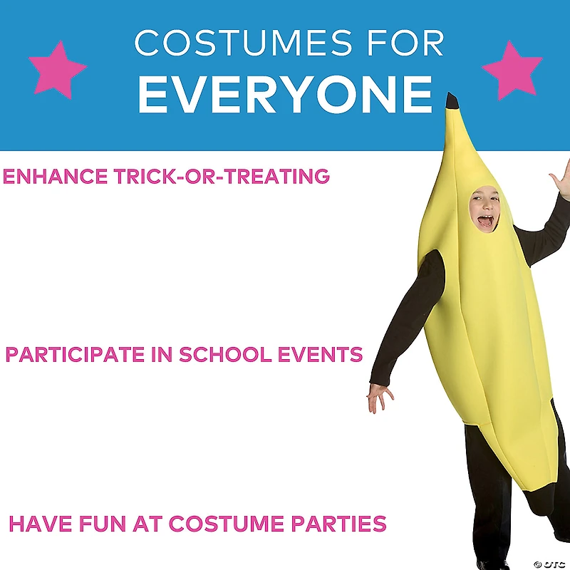 Kids Deluxe Banana Costume - 7-10