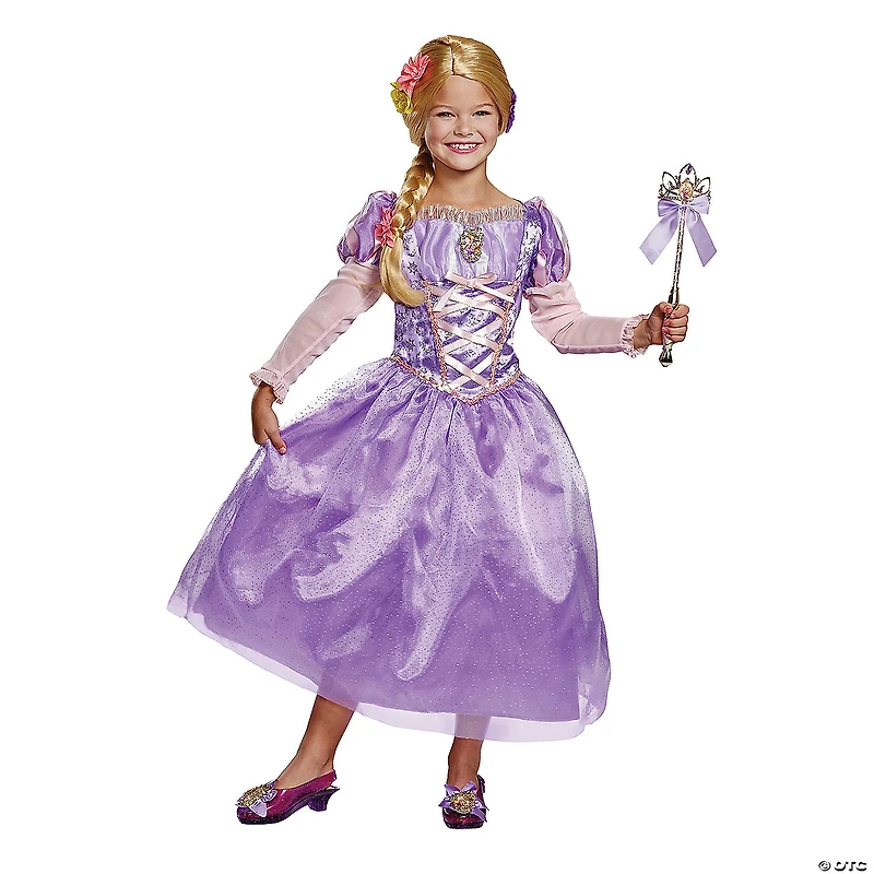 Kids Deluxe Disney's Tangled Rapunzel Dress Costume