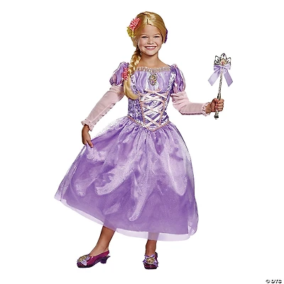 Kids Deluxe Disney's Tangled Rapunzel Dress Costume