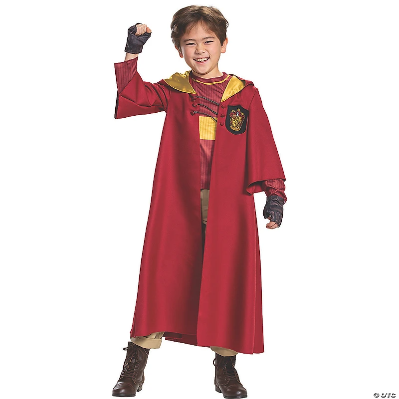 Kids Deluxe Harry Potter Quidditch Gryffindor Costume