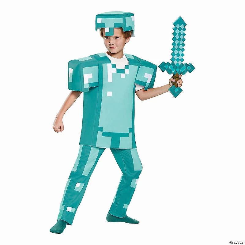Kids Deluxe Minecraft Armor Costume