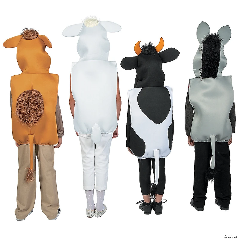 Kids Deluxe Nativity Animal Costume Assortment - 8 Pc.