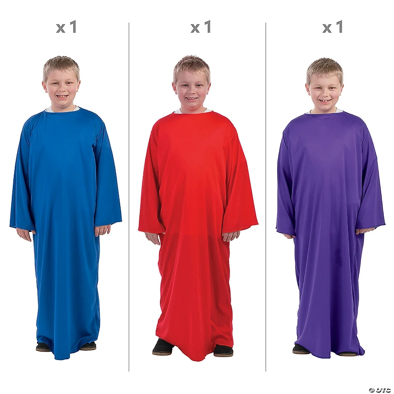 Kids’ Deluxe Wise Men Costumes Kit - Large/Extra Large - 9 Pc.
