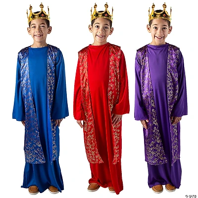 Kids’ Deluxe Wise Men Costumes Kit - Large/Extra Large - 9 Pc.