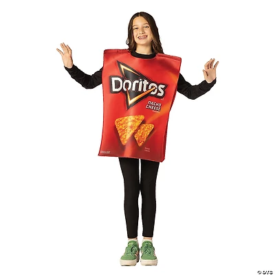 Kids Doritos™ Nacho Cheese Bag Tunic Costume - Extra Large 14-16
