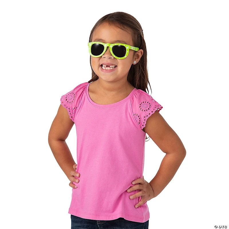 Kids Easter Bunny Print Sunglasses  - 12 Pc.
