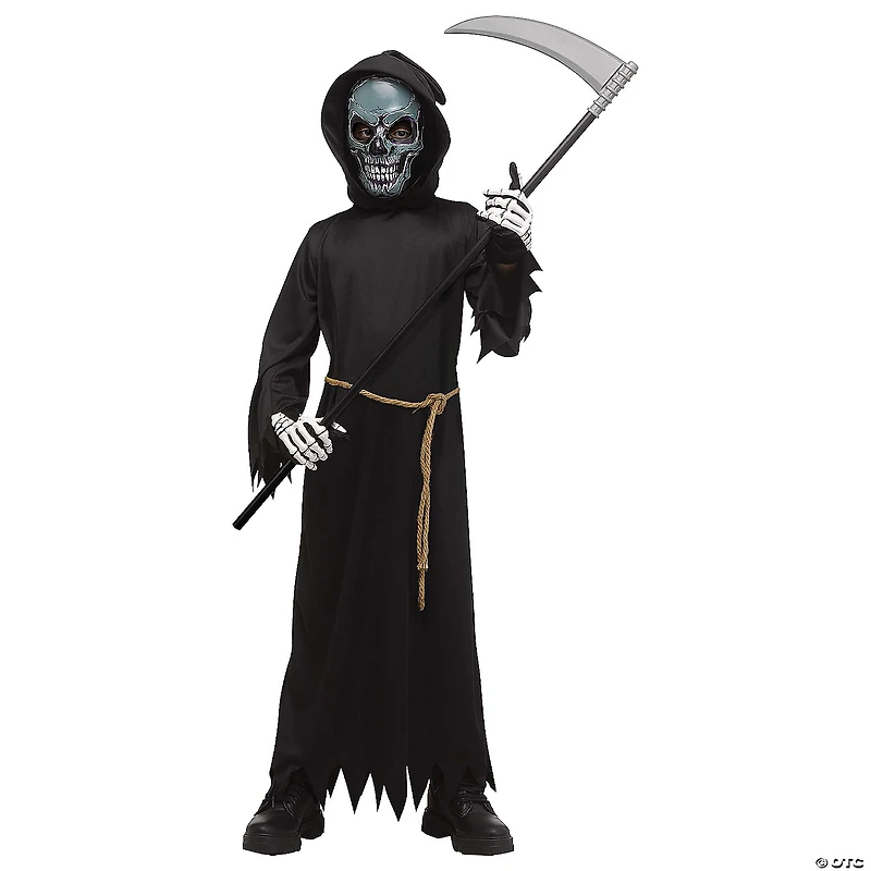 Kids Electro Skull Reaper w/ Light-Up Mask Costume