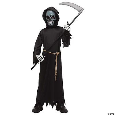 Kids Electro Skull Reaper w/ Light-Up Mask Costume