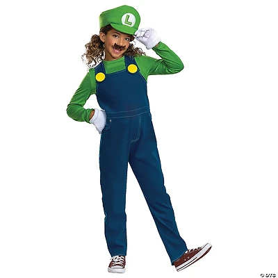 Kids Elevated Super Mario Bros.™ Luigi Costume