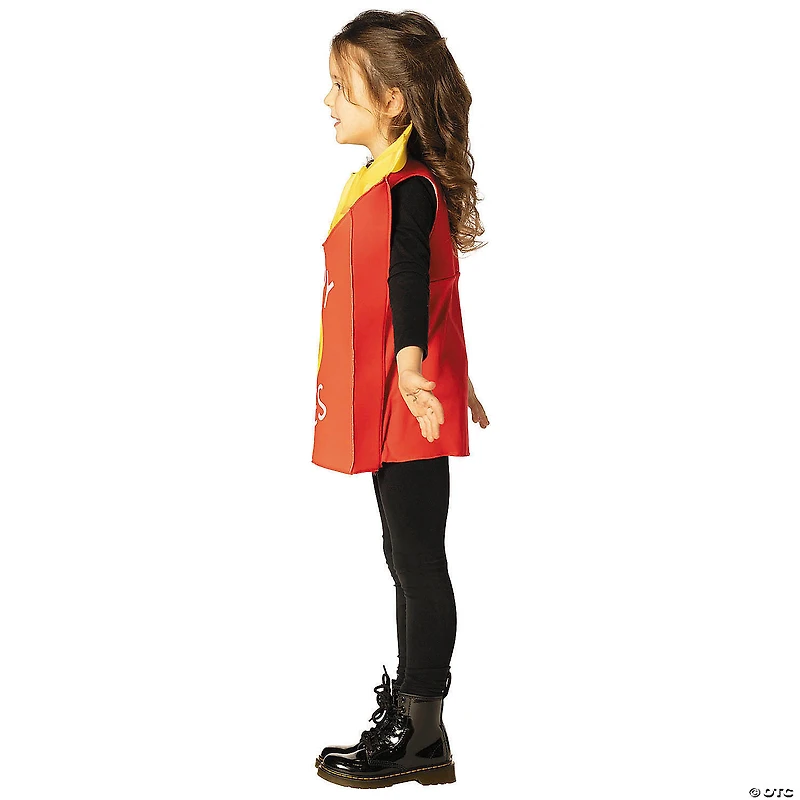 Kids French Fries Foam Tunic Costume - 3-6