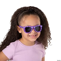 Kids’ Halloween Jack-O’-Lantern Print Sunglasses - 12 Pc.